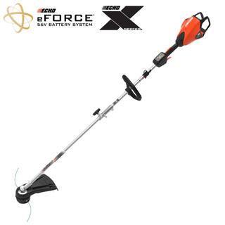 ECHO eFORCE 56V X Series Brushless Cordless Battery Attachment Capable 17 in. Swath String Trimmer w Speed-Feed (Tool Only) DPAS-2600SBBT