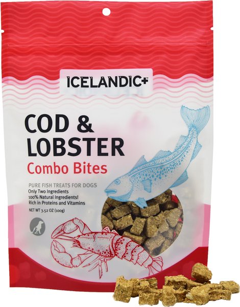 Icelandic+ Grain-Free Cod and Lobster Combo Bites Dog Treats