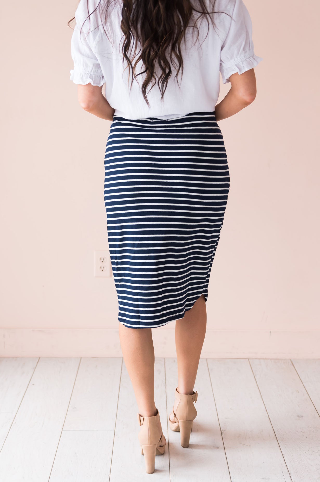 New Day Modest Tie Waist Skirt