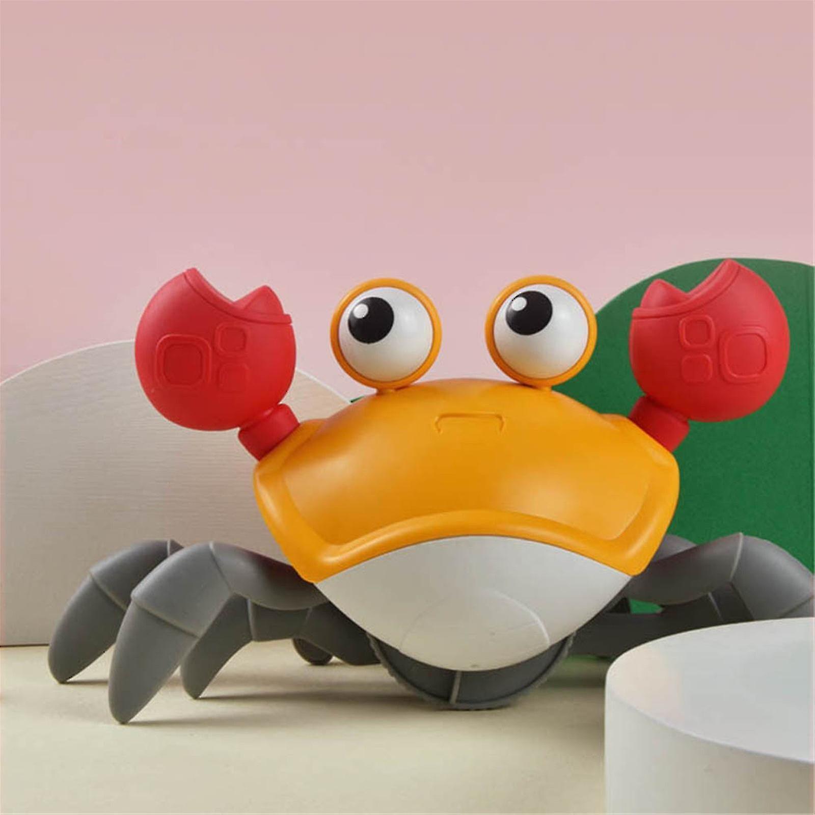 Water And Land Big Crab Children Drag Learning To Walk And Play With Water Crab Baby Baby Learning Bath Toys