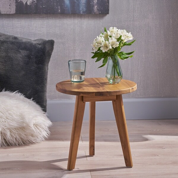 Side Table Ourdoor Garden Coffee Table Wood Side Table