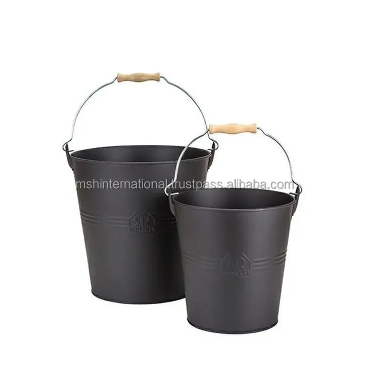 Leasylife flower tub Best Selling Metal Garden Planters Flower Pots for Decor Rustic Flower Bucket