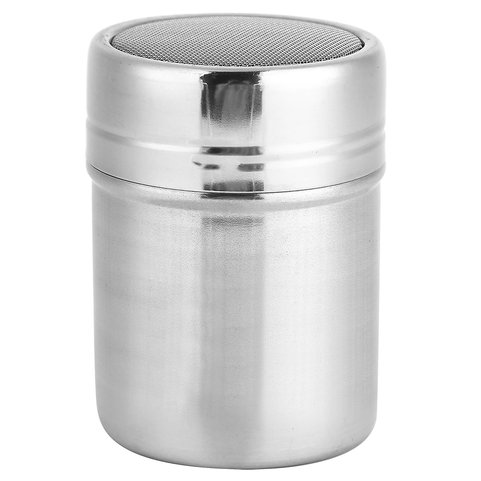 Stainless Steel Powder Sifter Coffee Sugar Flour Jar Pepper Seasoning Shaker Kitchen Utensilss