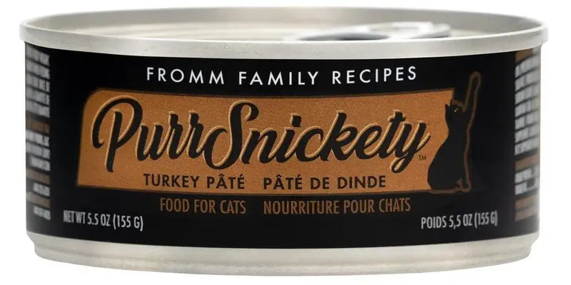 Fromm Purrsnickety Turkey Pate Canned Cat Food;