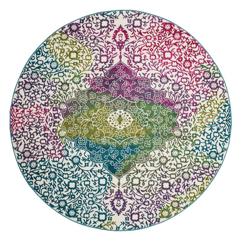 Safavieh Watercolor Colson Floral Medallion Rug