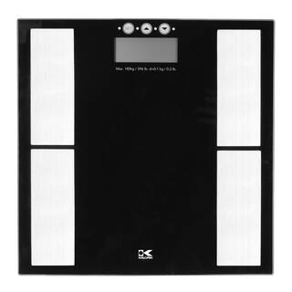 KALORIK Electronic Digital Body Fat Scale in Black EBS 40398 BK