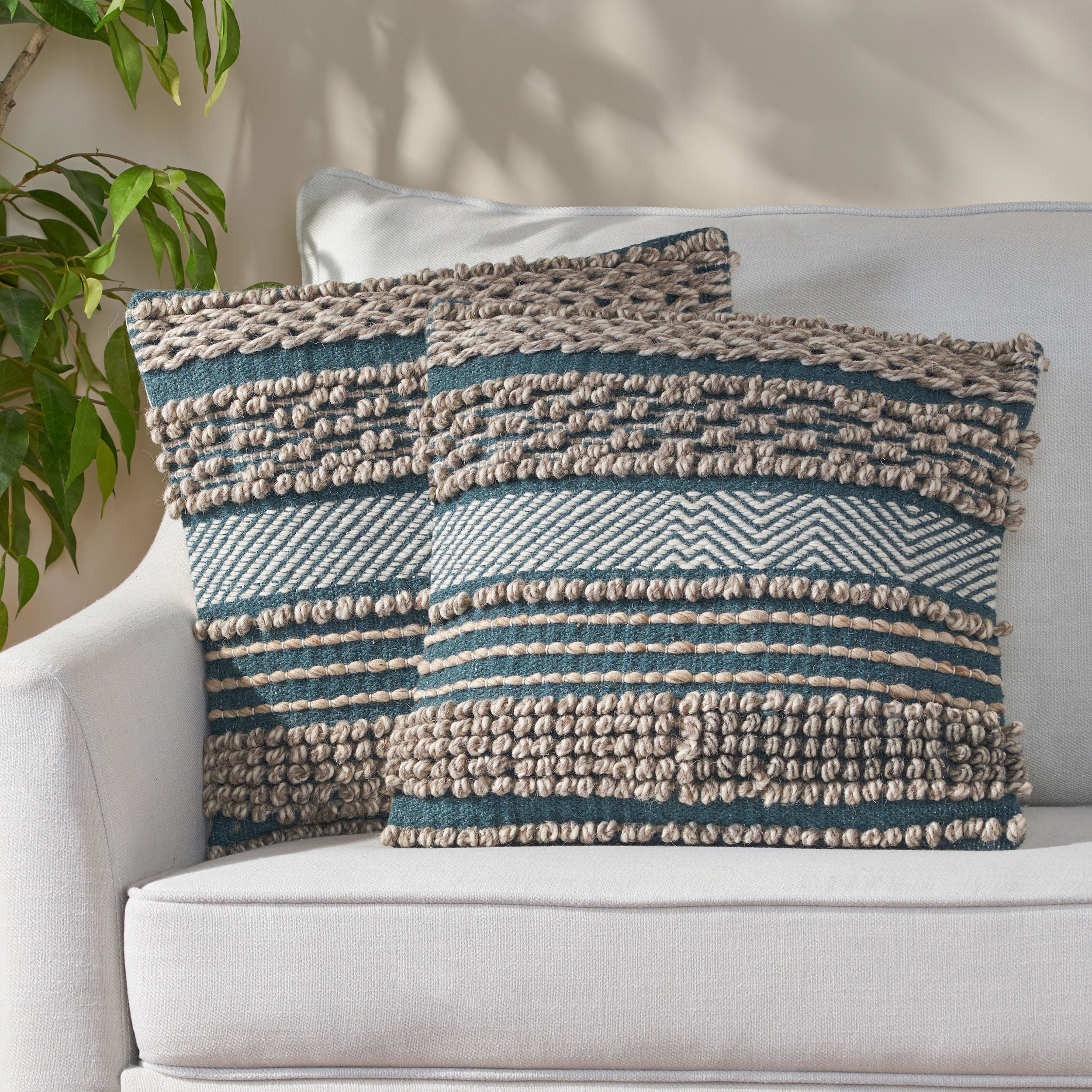 Symere Hand-Loomed Boho Pillow Cover