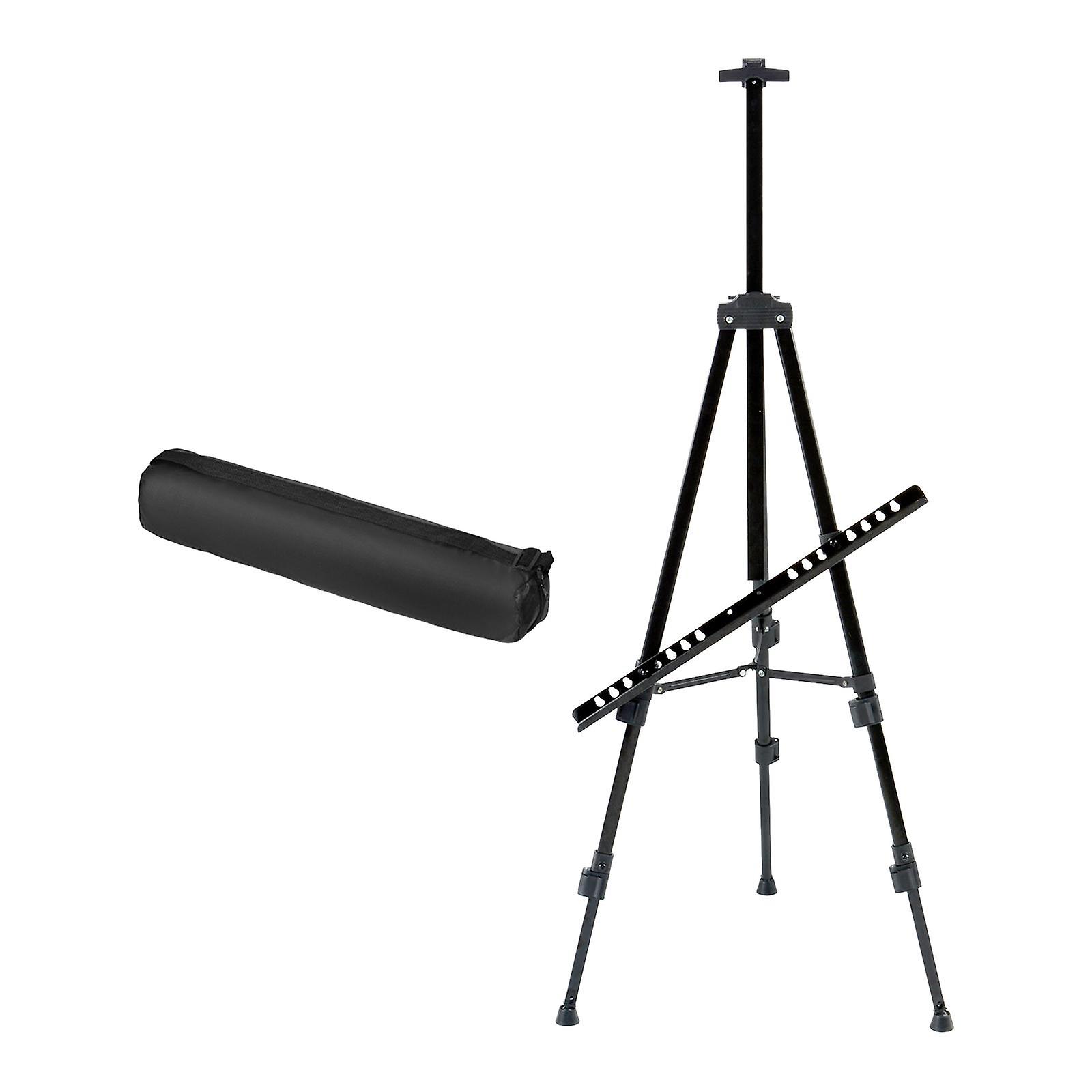 Tripod Easel Stand With Bag Photo Display Easel For Wedding Photo Wood Board D