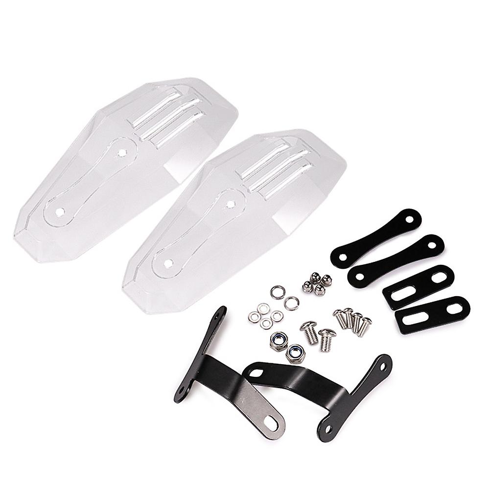 Motorbike Handlebar Hand Guards Handguards Motorcycle Motocross Handle Protectors Universal For Dirt Pit Bike Off Road Quad White