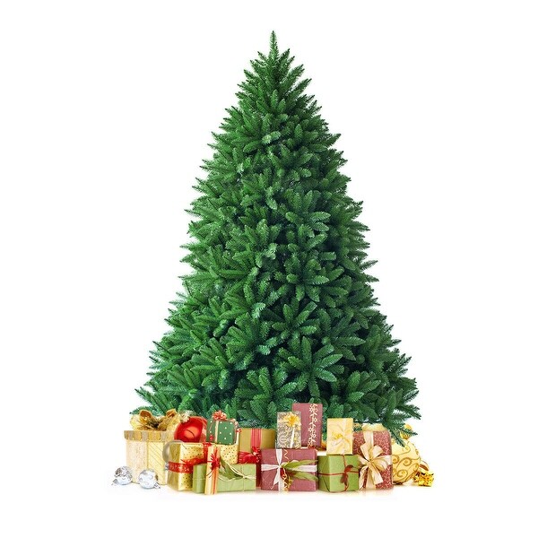 Gymax 5ft 600 Hinged Tips Artificial Christmas Fir Tree Patio Home