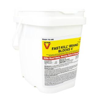 Victor Fast-Kill Easy-to-Use Rodenticide Bait Blocks - 4 lbs. M904