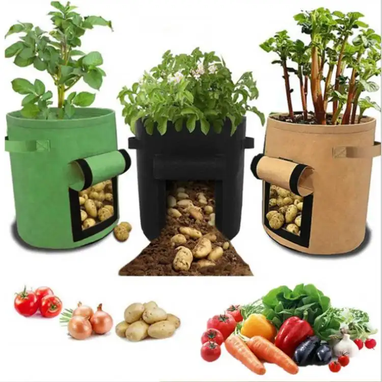 Root Control Container Bag Fabric Grow Bags For Gardening Supplies