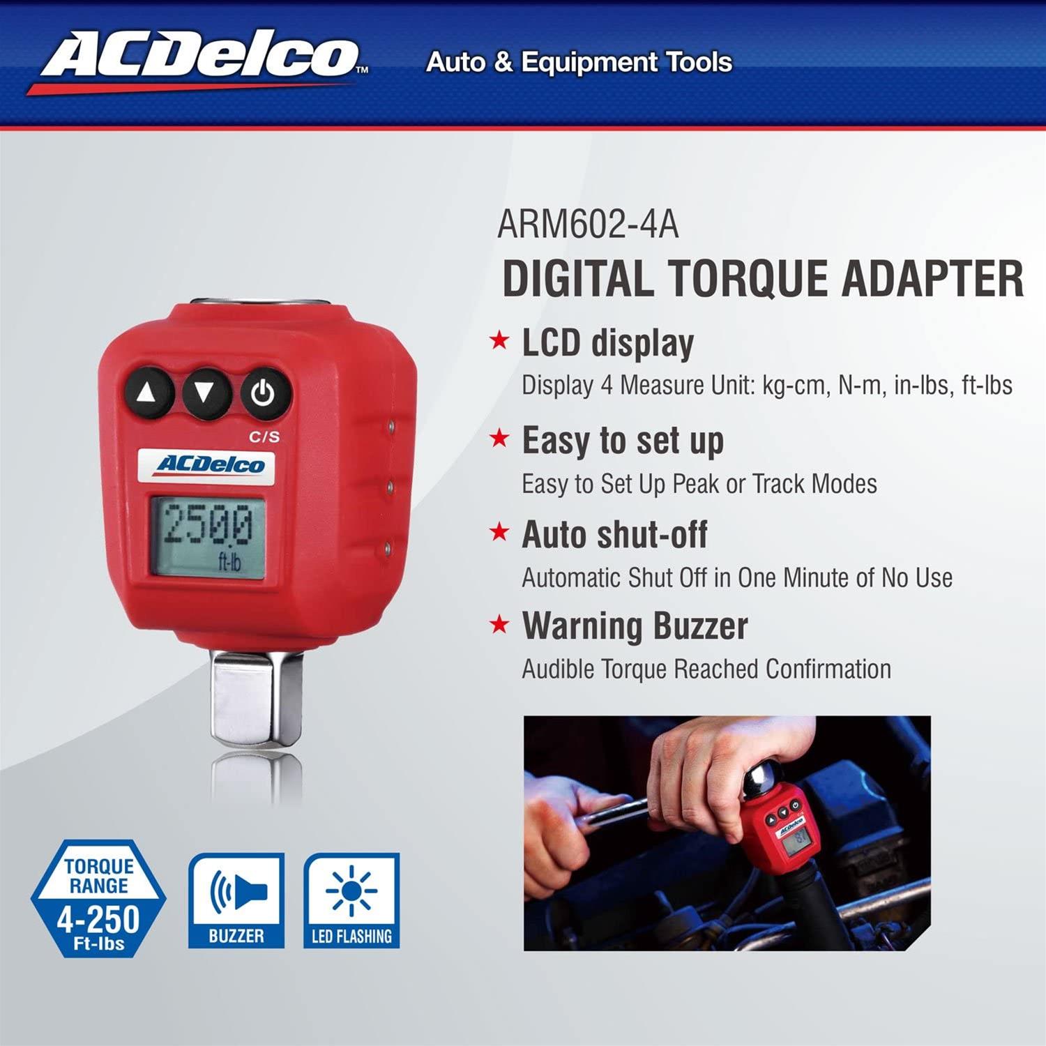 ACDelco Tools ARM602-4A ACDelco Tools Digital Torque Adapters