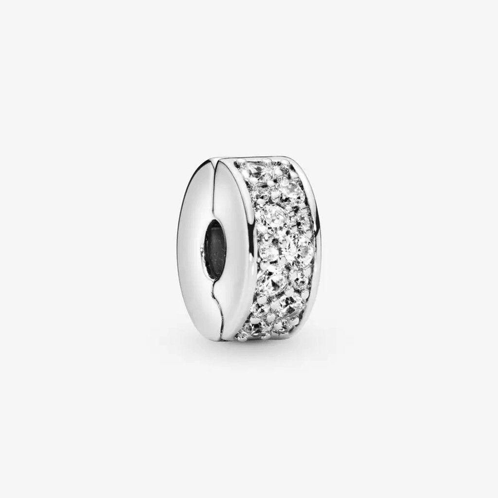 PANDORA  Clear Pavé Clip Charm