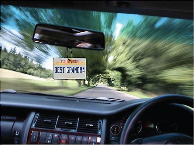 California - Best Grandma License Plate Car Air Freshener