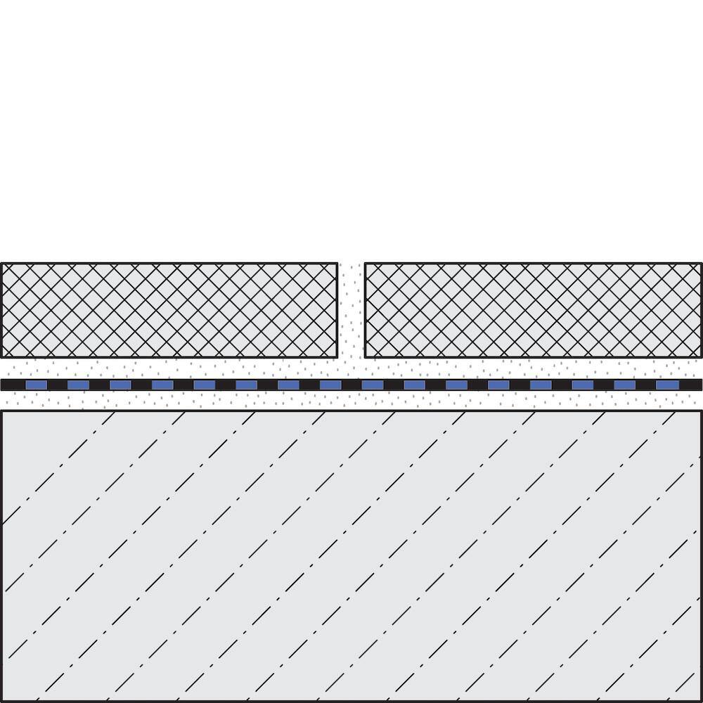 DURAL Durabase WP 5.9 in. x 98 ft. x 0.004 in. Waterproofing Backer Board Seam Tape Underlayment WP 150-30 B