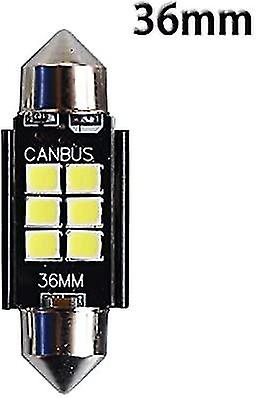 36mm C3w Led Bulbs Canbus 3030 6-smd No Error Car Interior Map Reading S 12v/24v 3w Auto Lamp (， 36mm)