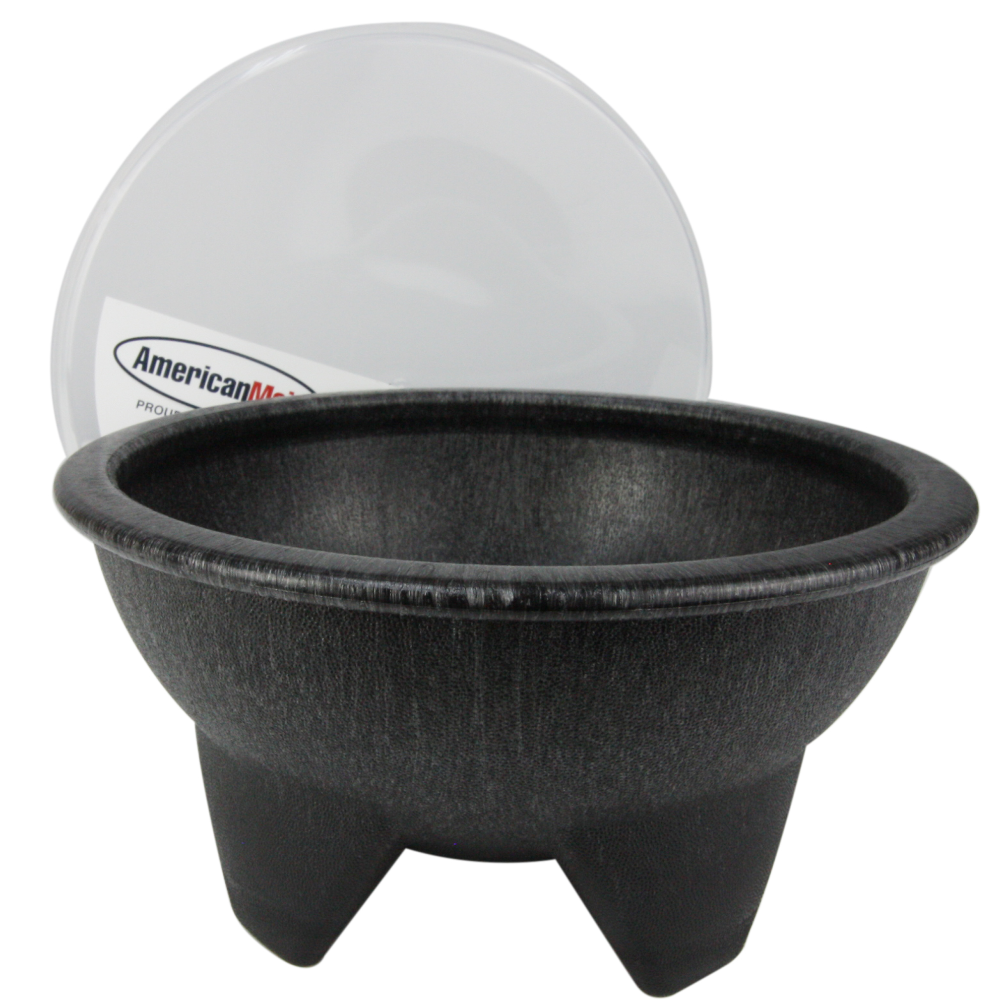 American Maid 45oz Salsa Bowl， Pack 2， Black