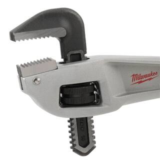 MW 6 in. and 10 in. Adjustable Wrench Set with 14 in. Aluminum Offset Pipe Wrench (3-Piece) 48-22-7400-48-22-7184