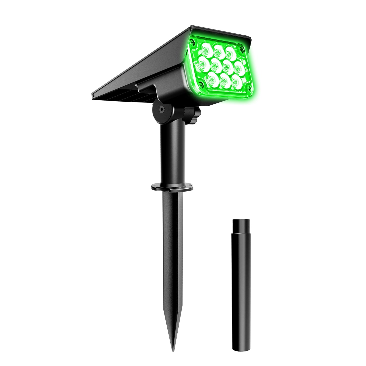 T-SUN Solar Spot Lights Garden Light IP65 Super Bright Landscape Wall Lights(Green)