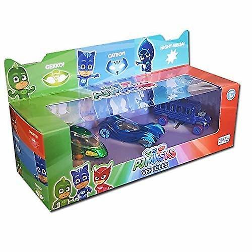 3-Pack PJ Masks the Pyjama heroes cars metal Gecko cat boy Night Ninja