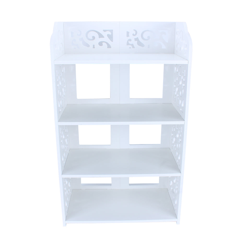 Yosoo 3/4/5 Tier White Chic Hollow Out Shoe Rack Shoe Closet Baroque Storage Organizer Stand Shelf Holder Unit Shelves