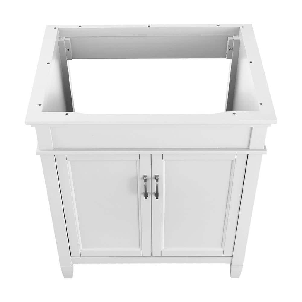 Home Decorators Collection Ashburn 30 in W x 2163 in D Vanity Cabinet in White