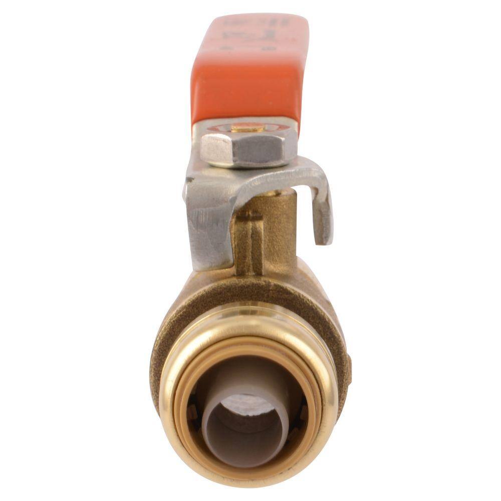 SharkBite 12 in. Brass Push-to-Connect Ball Valve 22222-0000LF