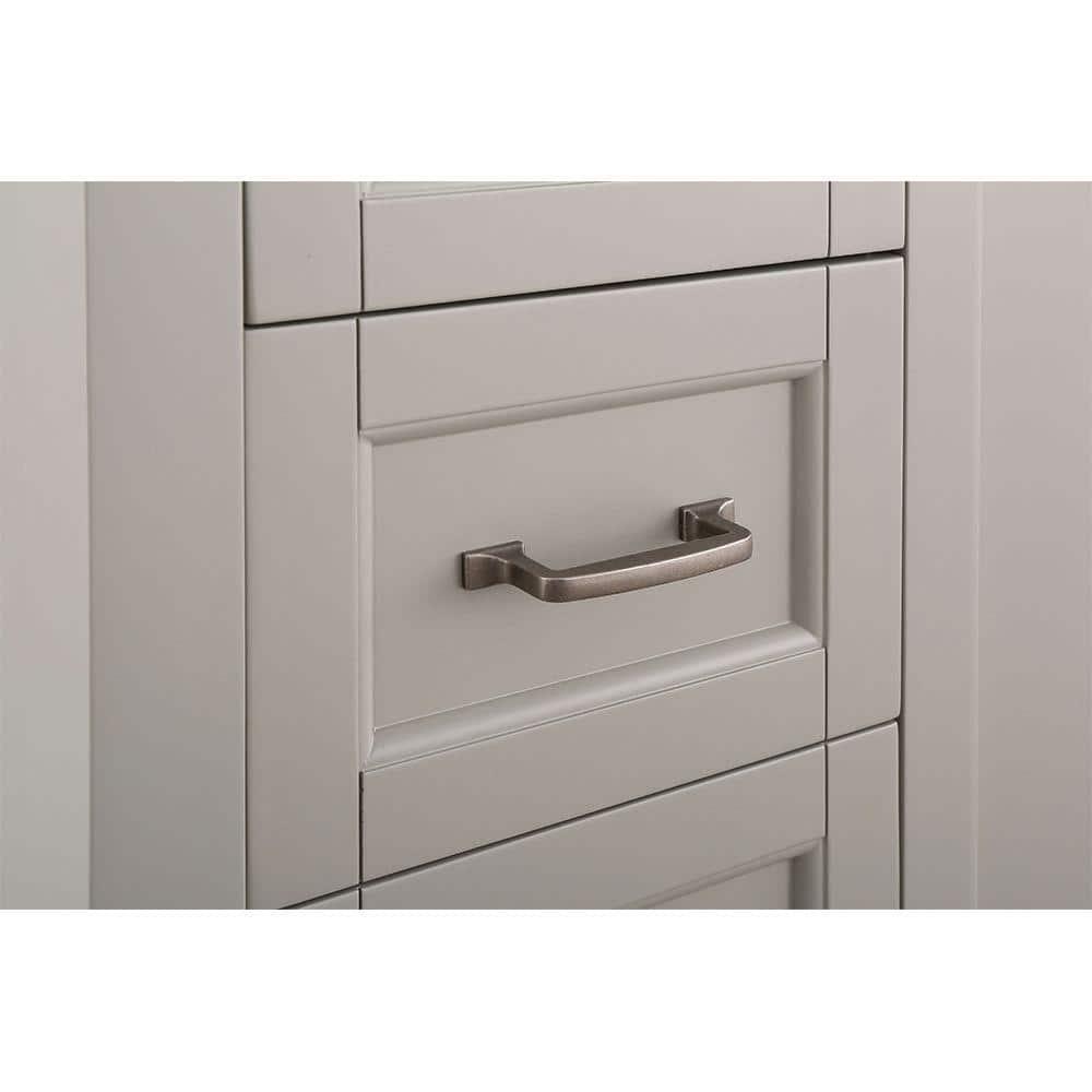 Home Decorators Collection Ashburn 36 in W x 2175 in D Vanity Cabinet in Grey