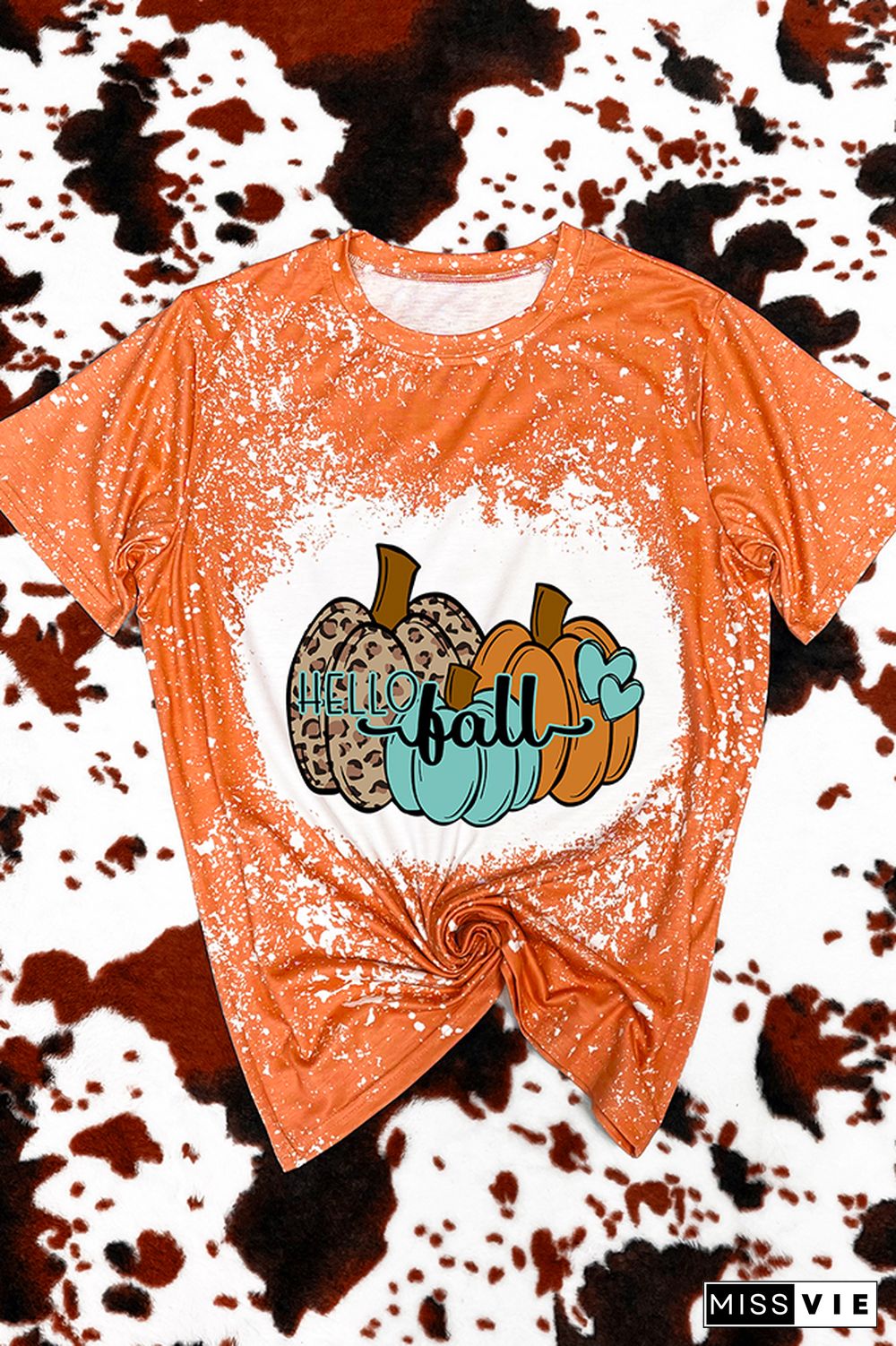 Fall Halloween Pumpkin Thanksgiving Graphic Tee Wholesale