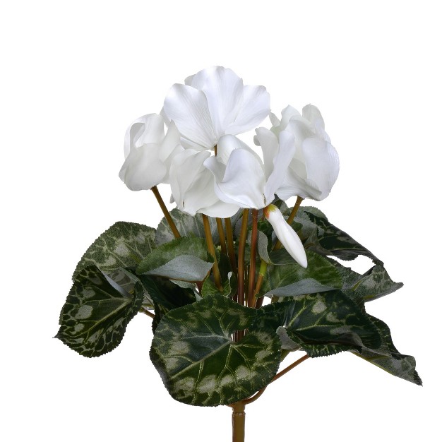 Artificial Polyester Cyclamen Bush