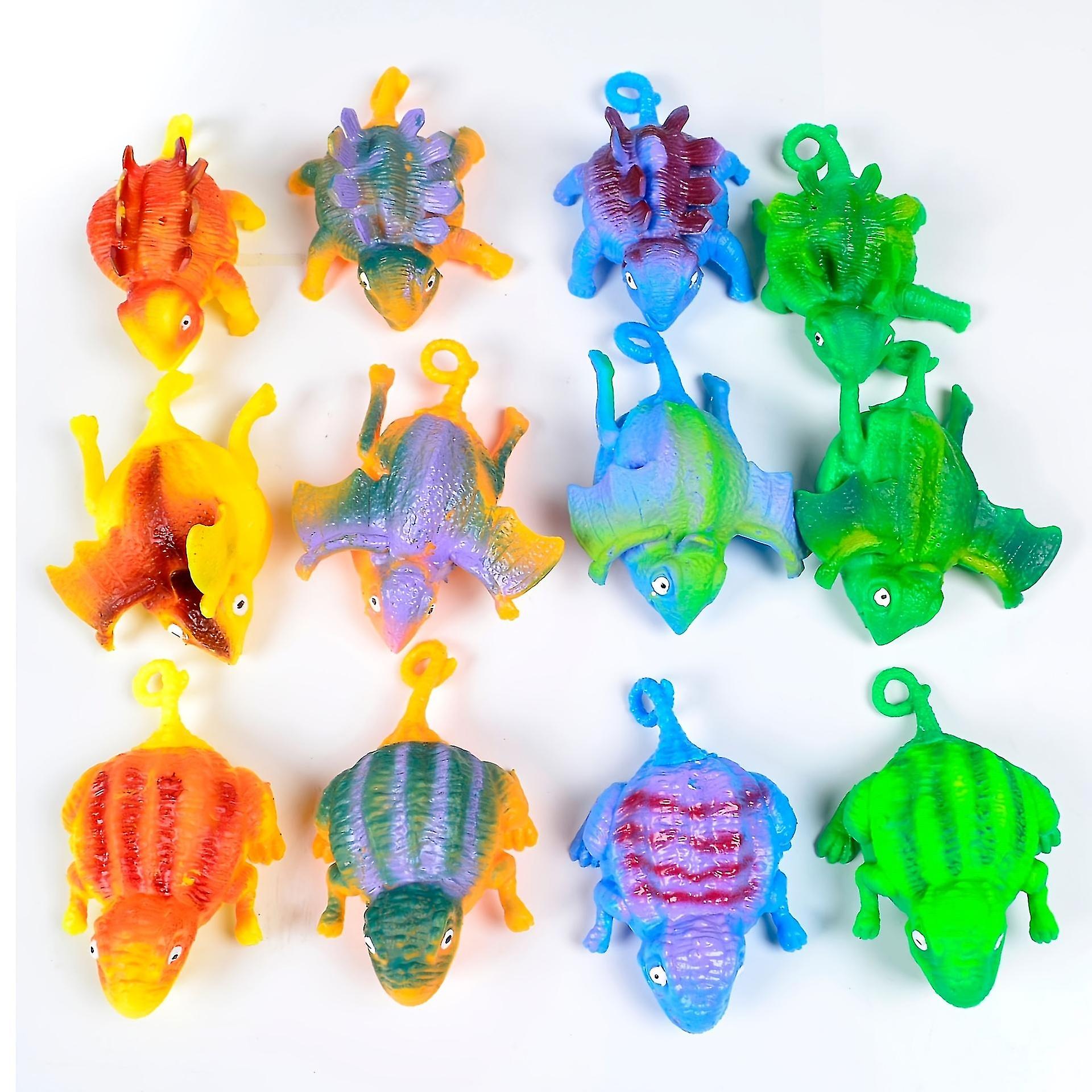 12pcs Inflatable Animal Dinosaur Bobo Ball， Creative Fun Party Game Toys