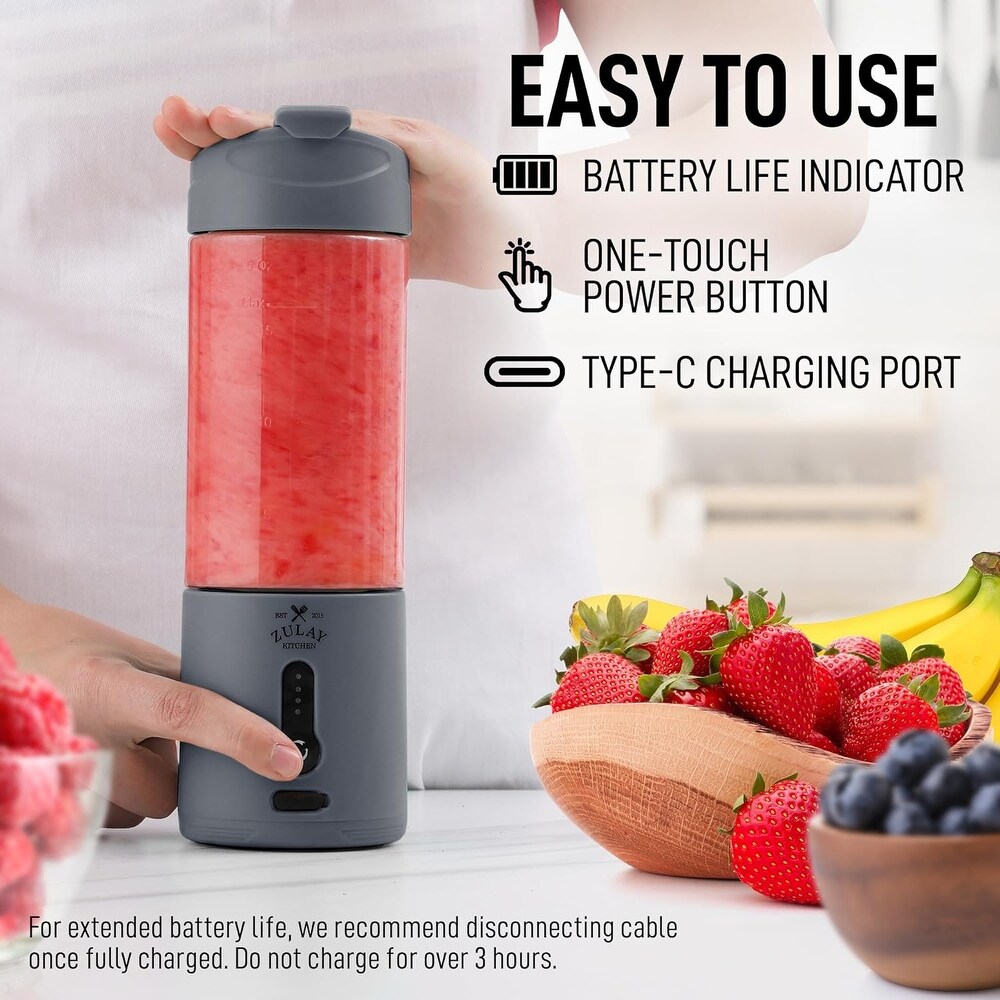 Zulay Kitchen 18oz Personal Blenders that Crush Ice