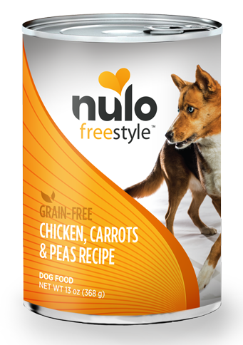 FreeStyle Grain Free Chicken， Carrots and Peas Recipe Canned Dog Food;