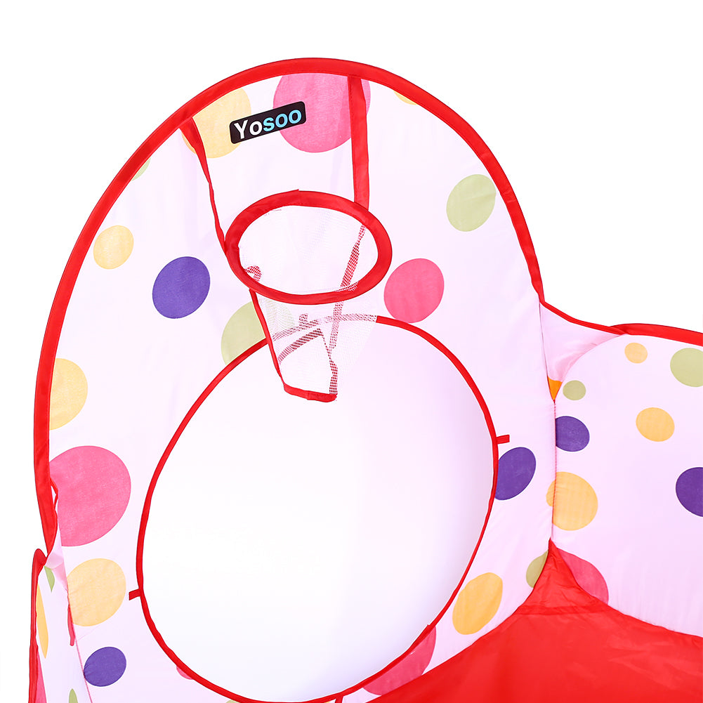 Ashata 3Pcs/Set Children Baby Play House Tent Tunnel Ball Pool Pop Up Kids Indoor Outdoor Toys , Learning Toy, Intellectual Developmental Toy