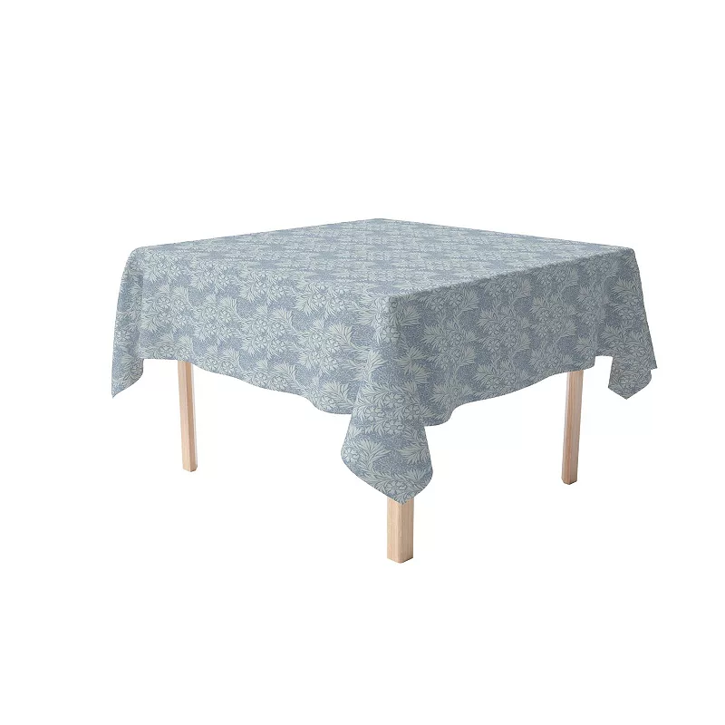 Square Tablecloth， 100% Cotton， 52x52， Floral 79