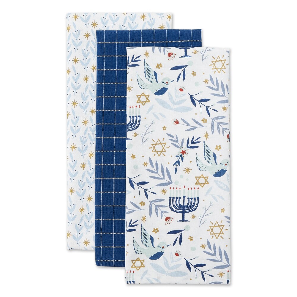 DII Asst Hanukkah Dishtowel (Set Of 3)