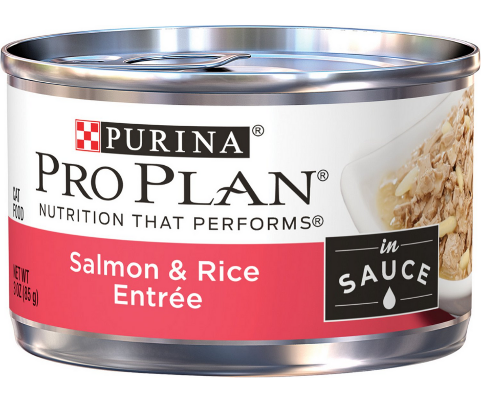 Purina Pro Plan - All Breeds， Adult Cat Salmon and Rice Entrée in Sauce