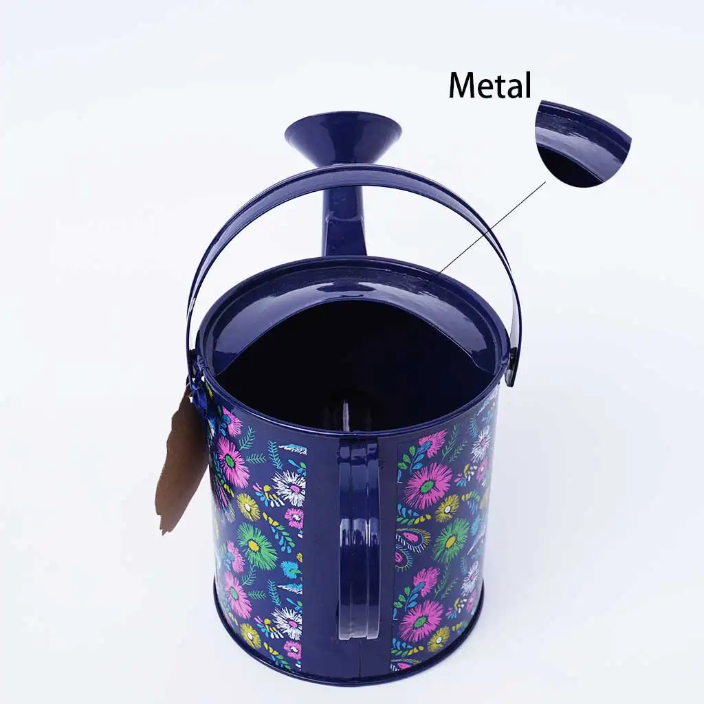 Ideas Household Potted Plant Watering Pot Stainless Steel Metal Handle Large Garden Watering Can