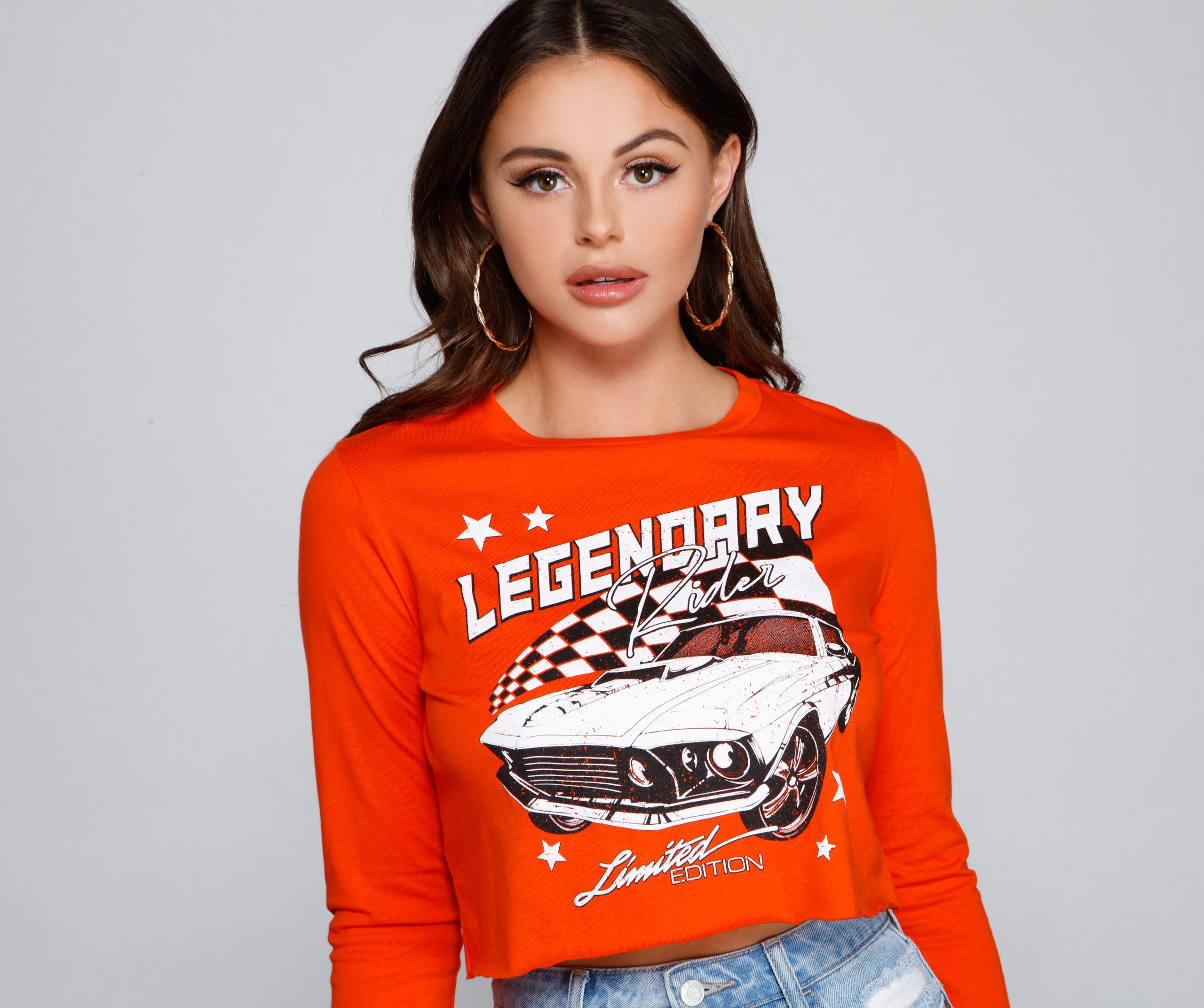 Legendary Rider Graphic Long Sleeve Top