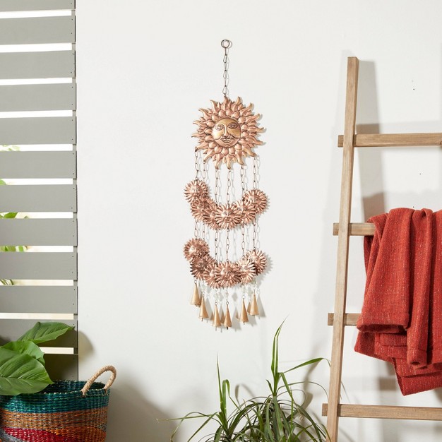 Iron Eclectic Sun Windchime Gold Olivia amp May