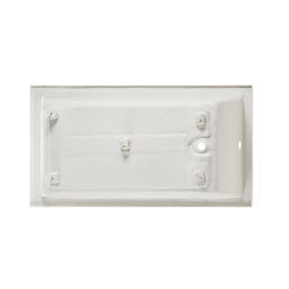 Swiss Madison Voltaire 60 x 30 in. Acrylic Right-Hand Drain with Integral Tile Flange Rectangular Drop-in Bathtub in white SM-DB560