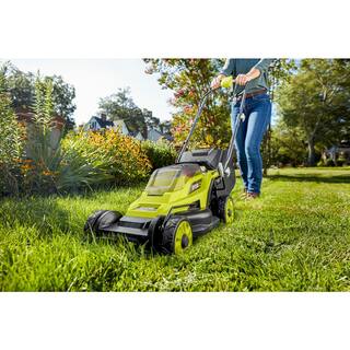 RYOBI ONE+ 18V 13 in. Cordless Battery Walk Behind Push Lawn Mower (Tool Only) P1108BTL