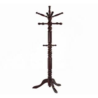 Homecraft Furniture Cherry 12-Hook Coat Rack JW302-C