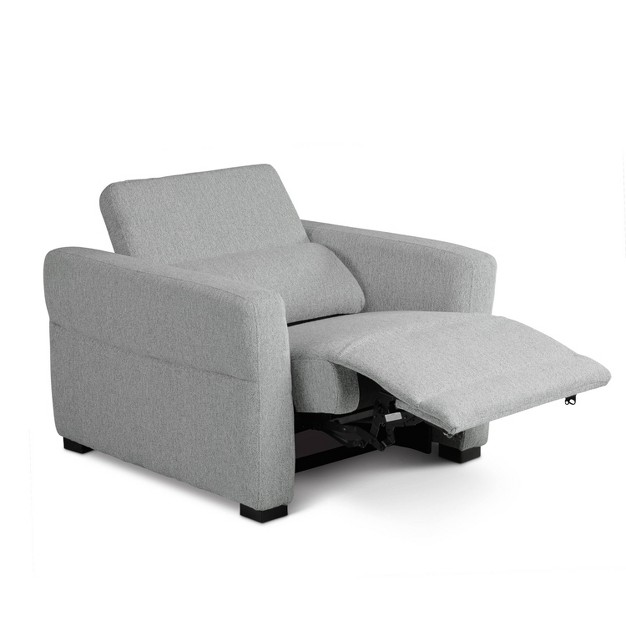 Isla Power Recliner Gray Steve Silver Co