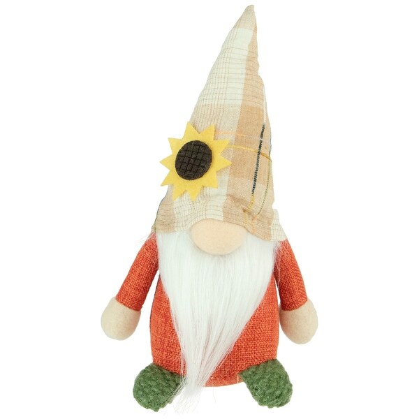 Standing Sunflower Autumn Harvest Gnome Figurine