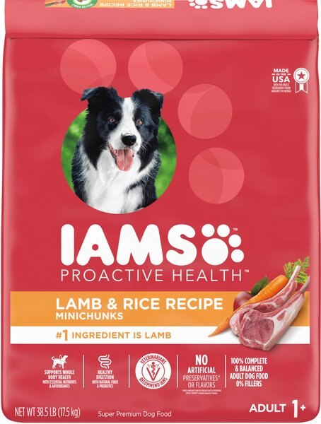 Iams Proactive Health Minichunks Small Kibble with Lamb and Rice Adult Dry Dog Food