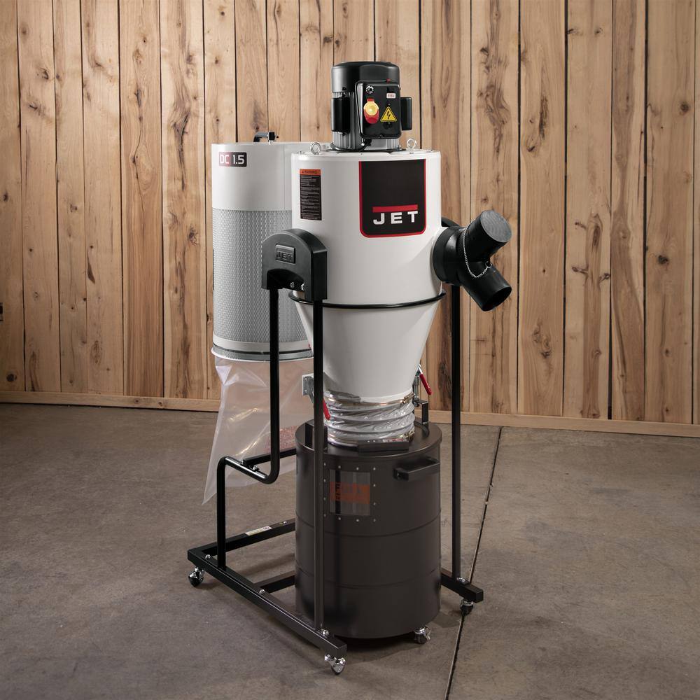 Jet JCDC-1.5 1.5HP 115-Volt Cyclone Dust Collector 717515