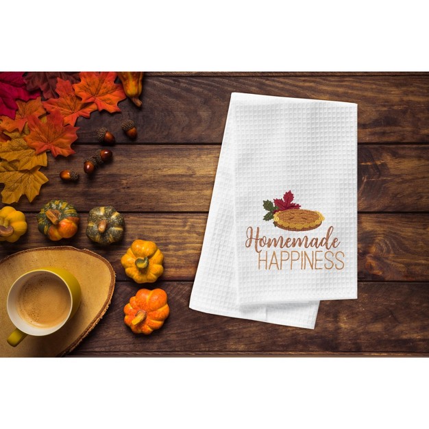 C amp f Home Homemade Happiness Waffle Weave Thanksgiving Kitchen Towel