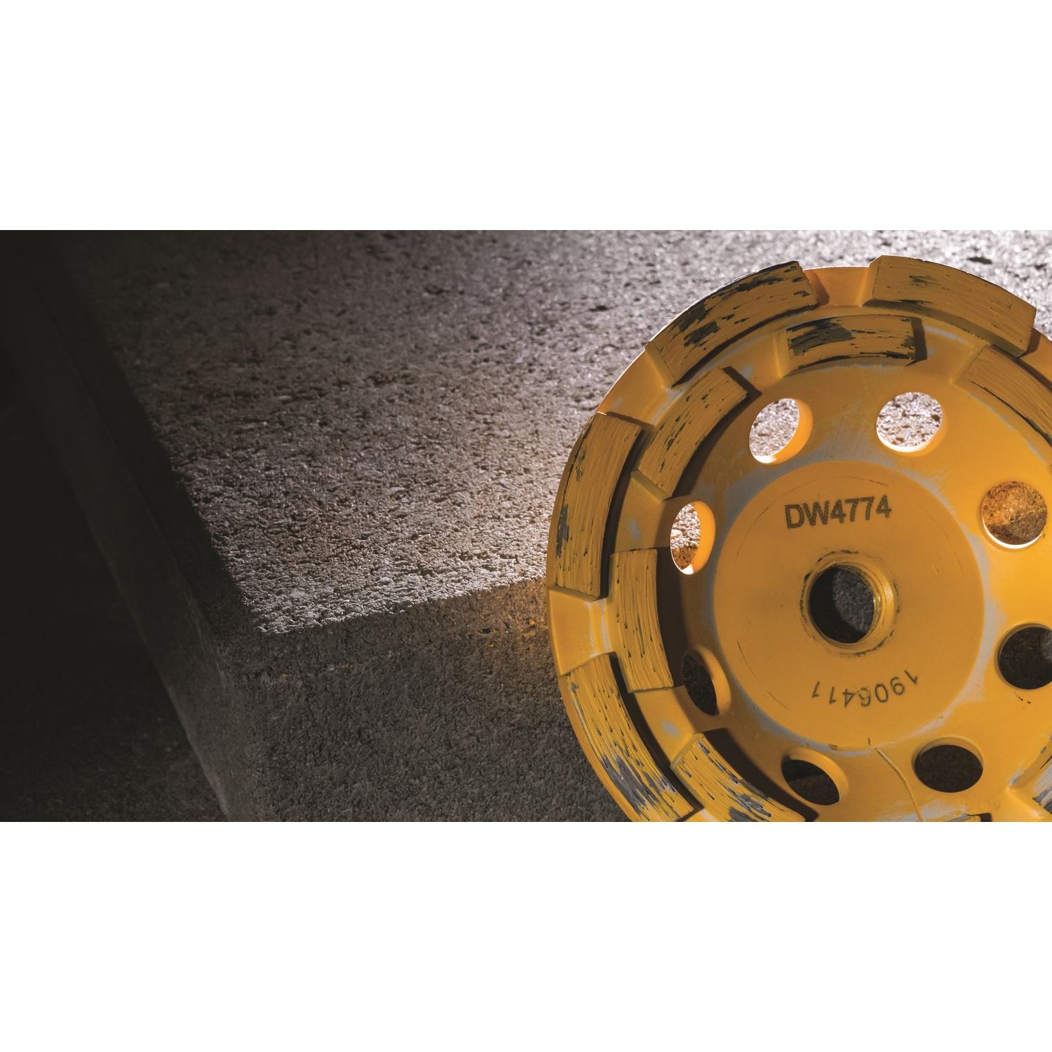 DW Extended Performance 4-1/2 in. D X 5/8 in. Cup Grinding Wheel